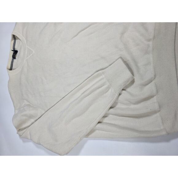 Vintage Style Polo Ralph Lauren White Crew Neck Sweater Men's Size 4XLT - Picture 2 of 7